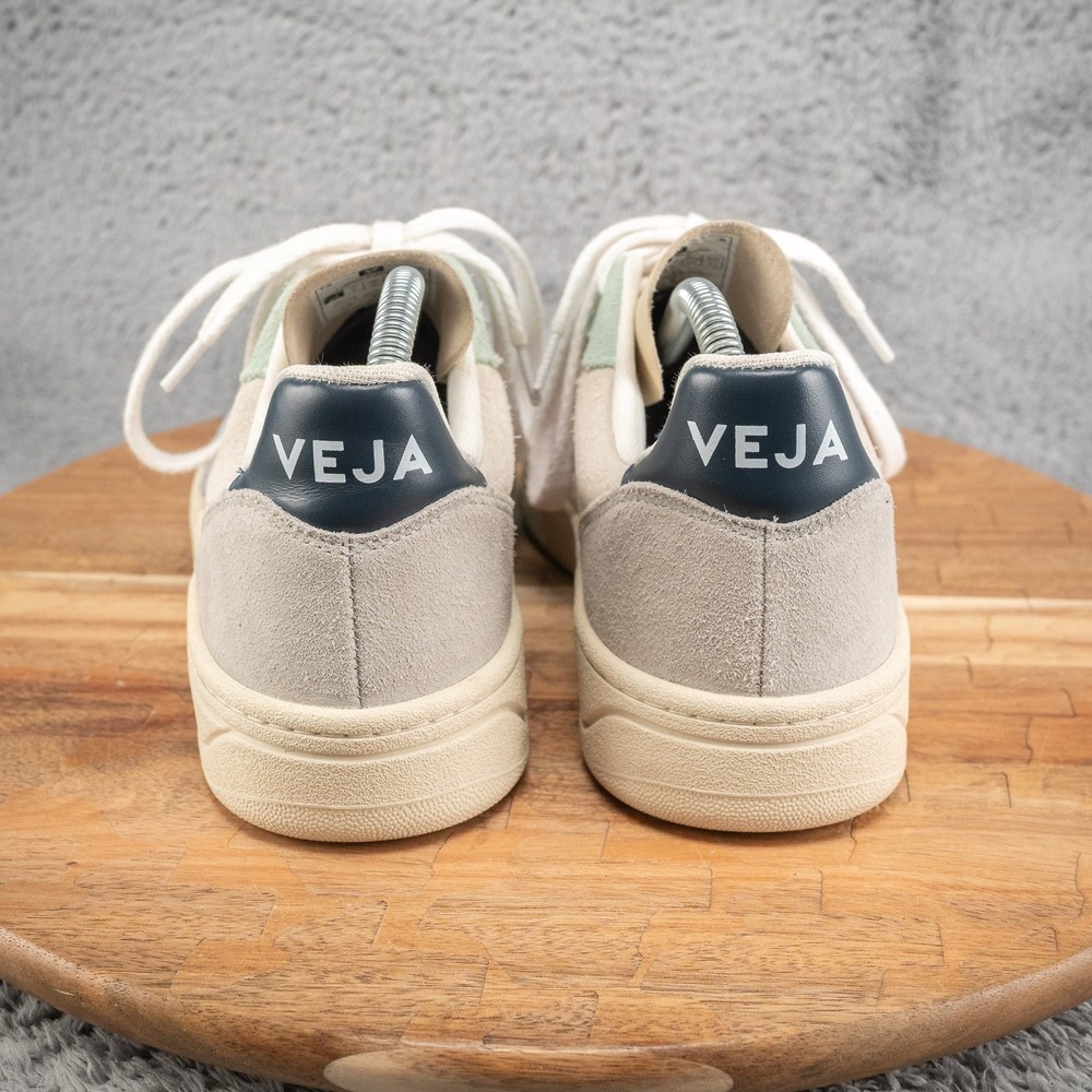 VEJA V-10 Suede Jade Low Women's Sneakers Size 8 US Shoes Lace Up *No Insoles* - Picture 4 of 8